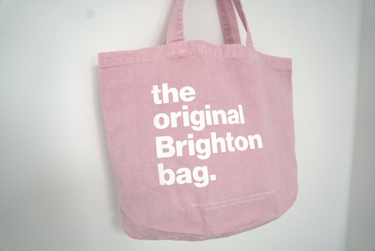 the original Brighton bag · rock pink