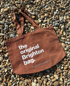 the original Brighton bag · terracotta