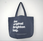 Denim blue Brighton bag - lifestyle