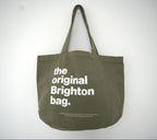 Khaki Brighton bag - lifestyle