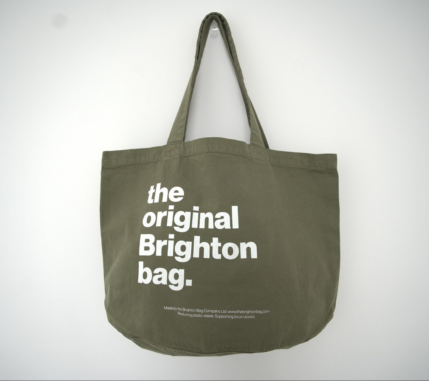 Khaki Brighton bag - lifestyle