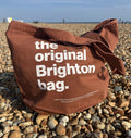 Terracotta Brighton bag - hanging on white